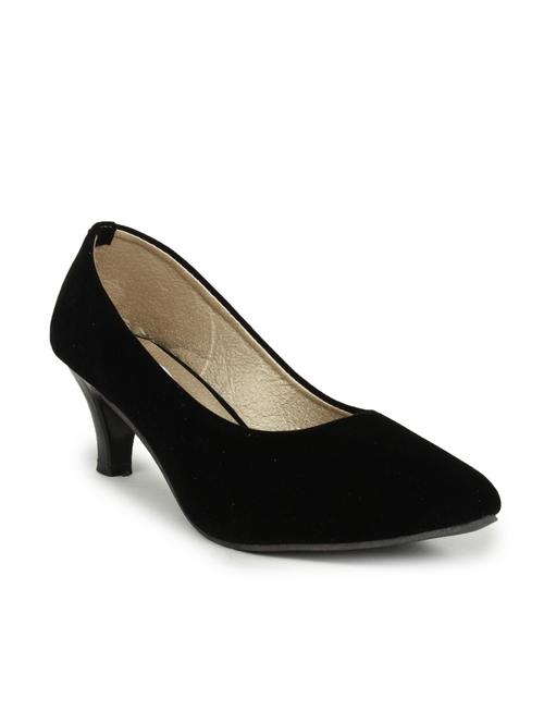 black suede slip on pumps - 10124246 - Very Small Image - 1