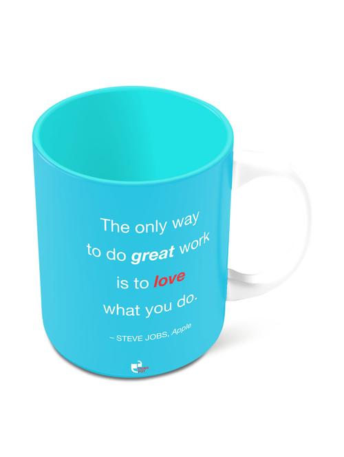 the only way to do great work - steve jobs, apple mug - 10126551 - Very Small Image - 1