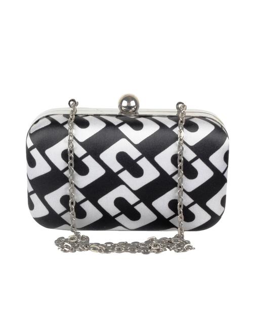 black satin clutch - 10128593 - Very Small Image - 1