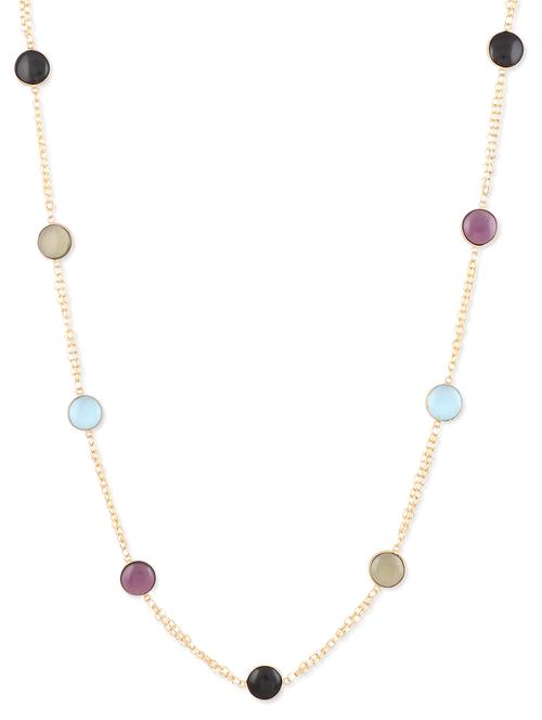 multicoloured round beaded necklace - 1013306 - Very Small Image - 1