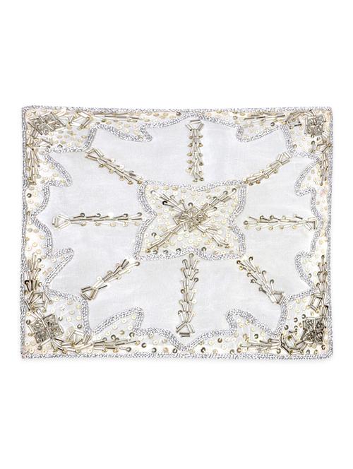 silver and gold sequined table napkin set (6pcs) - 1013387 - Very Small Image - 1