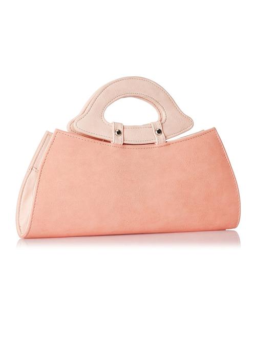 peach leatherette clutch - 10135916 - Very Small Image - 1