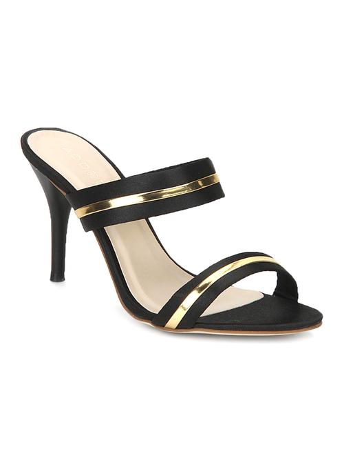 black satin sandal - 10142893 - Very Small Image - 1