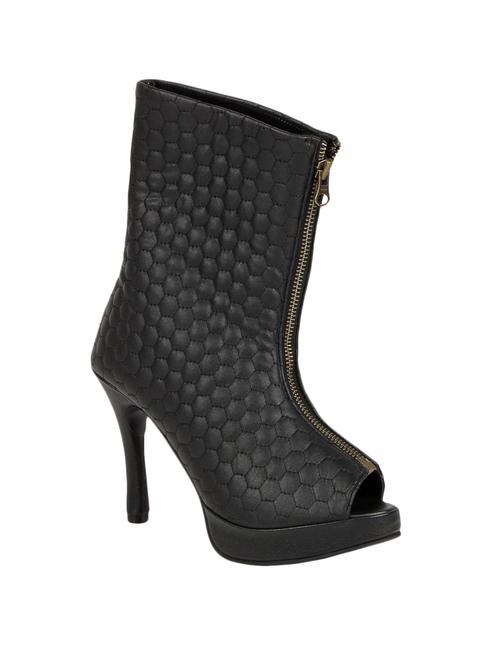 black leatherette boots - 10145473 - Very Small Image - 1