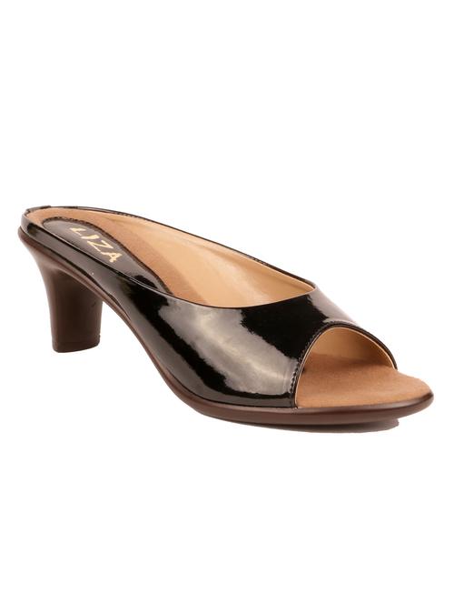 black leatherette sandal - 10148065 - Very Small Image - 1