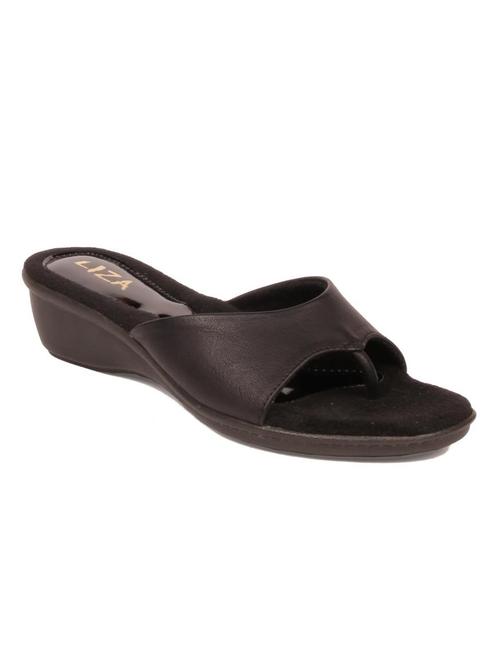 black leatherette sandal - 10148122 - Very Small Image - 1