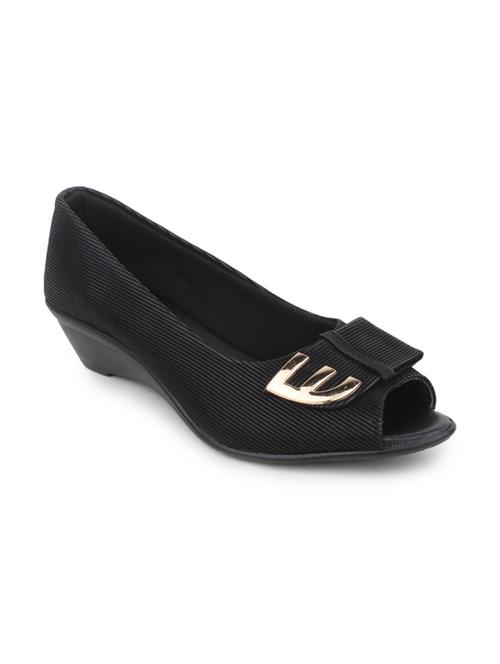 black slip on wedge - 10156596 - Very Small Image - 1