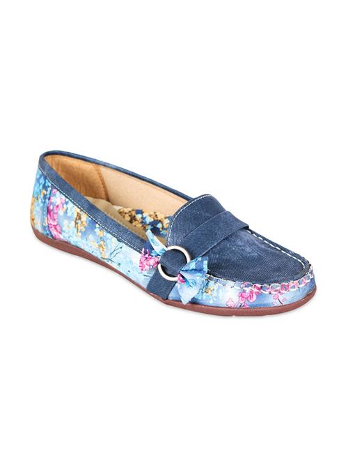 blue leatherette loafer - 10156616 - Very Small Image - 1