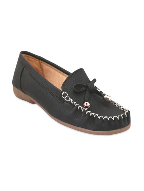 black leatherette moccasin - 10156629 - Very Small Image - 1