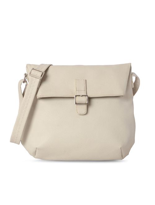 white leatherette sling bag - 10157821 - Very Small Image - 1