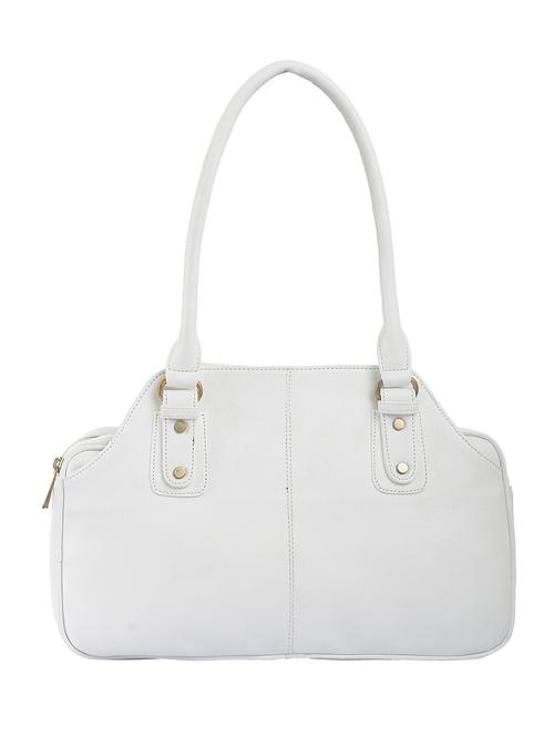 white leatherette handbag - 10162040 - Very Small Image - 1