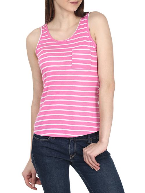 pink striped tank top - 10164991 - Very Small Image - 1