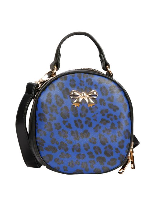 blue leatherette sling bag - 10165120 - Very Small Image - 1