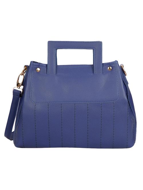 blue leatherette handbag - 10165125 - Very Small Image - 1
