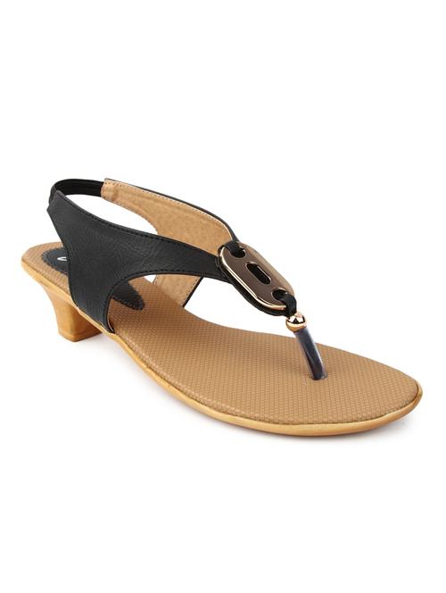 finesse again black leatherette heel - 10169330 - Very Small Image - 1