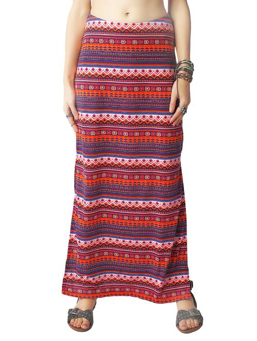 multicolor polyester skirts - 10172186 - Very Small Image - 1