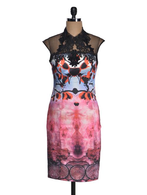 multicolored bodycon dress - 1018402 - Very Small Image - 1