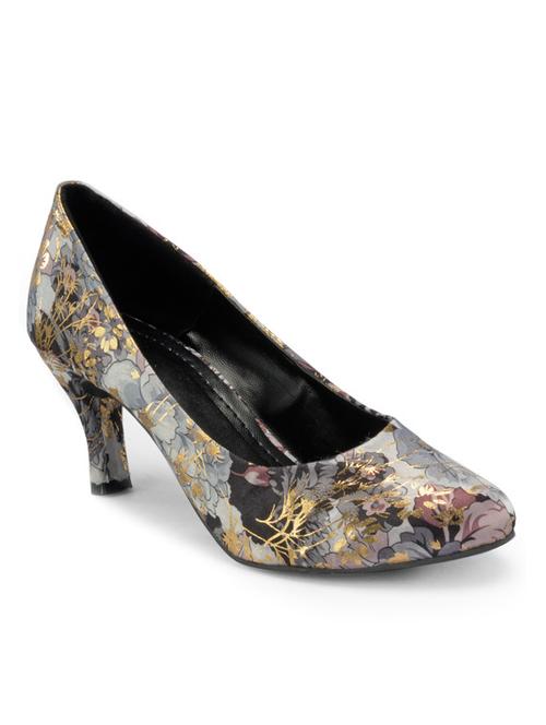 black leatherette pumps - 10186266 - Very Small Image - 1