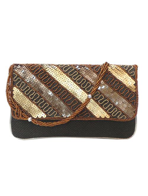 brown jute clutch - 10228693 - Very Small Image - 1
