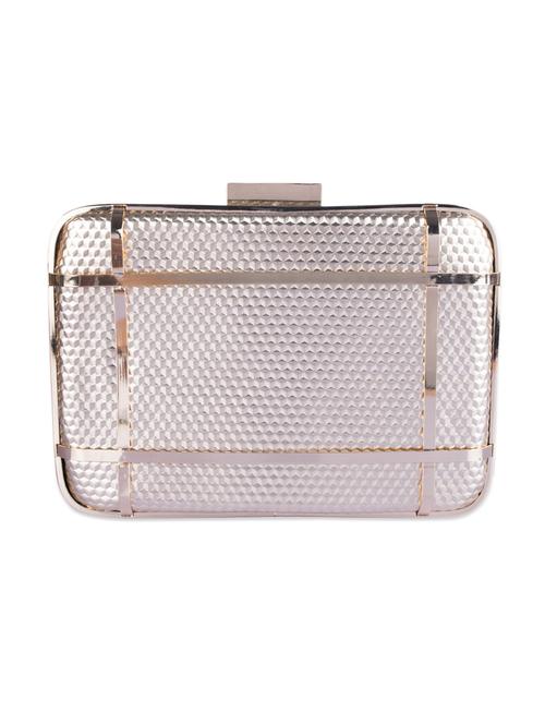 ank rose gold leatherette box clutch - 10228876 - Very Small Image - 1