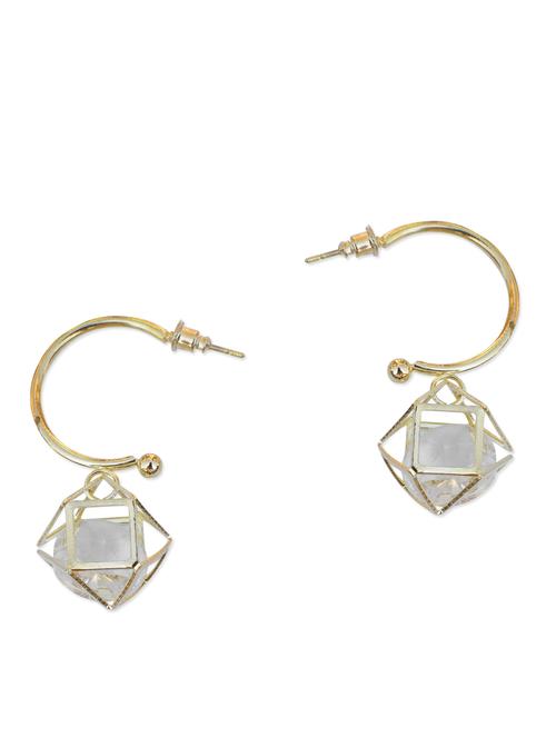 gold metal alloy earring - 10235173 - Very Small Image - 1
