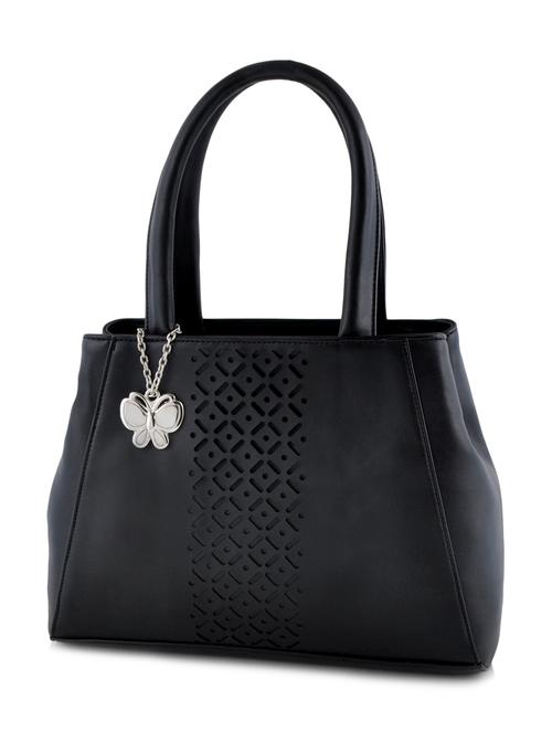 black leatherette handbag - 10237248 - Very Small Image - 1