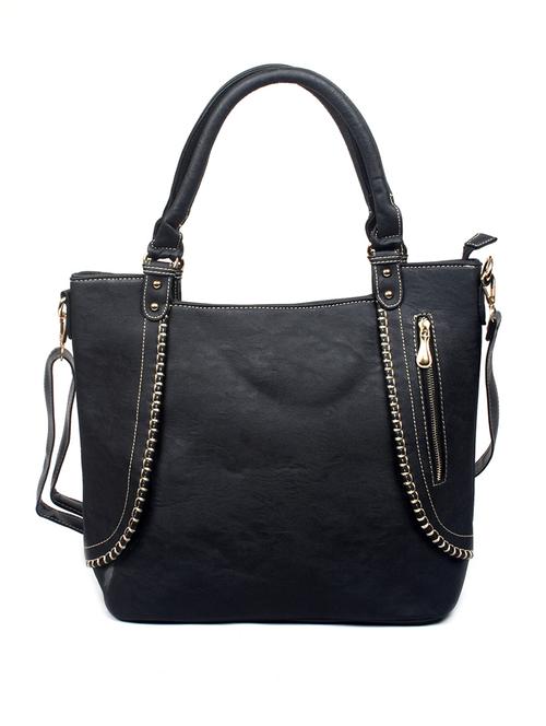 black leather handbag - 10238300 - Very Small Image - 1