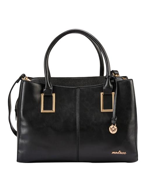 black leatherette handbag - 10241598 - Very Small Image - 1