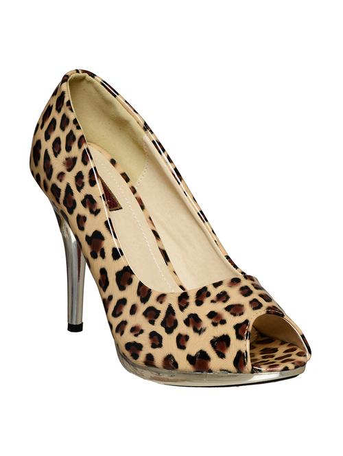 beige, brown, black patent leather sandals - 10241701 - Very Small Image - 1