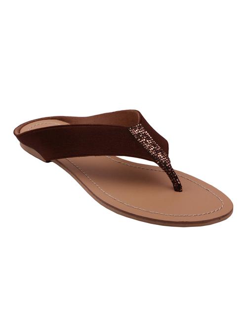brown leatherette sandal - 10242142 - Very Small Image - 1