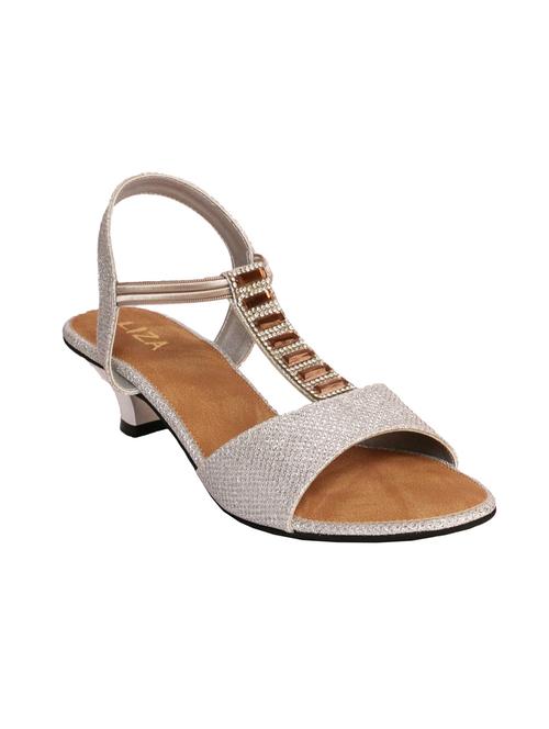 silver leatherette sandal - 10242298 - Very Small Image - 1