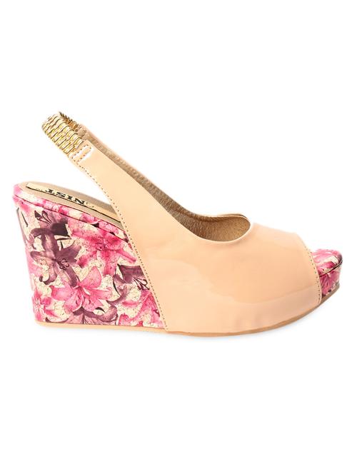 beige patent leather wedges - 1024897 - Very Small Image - 1