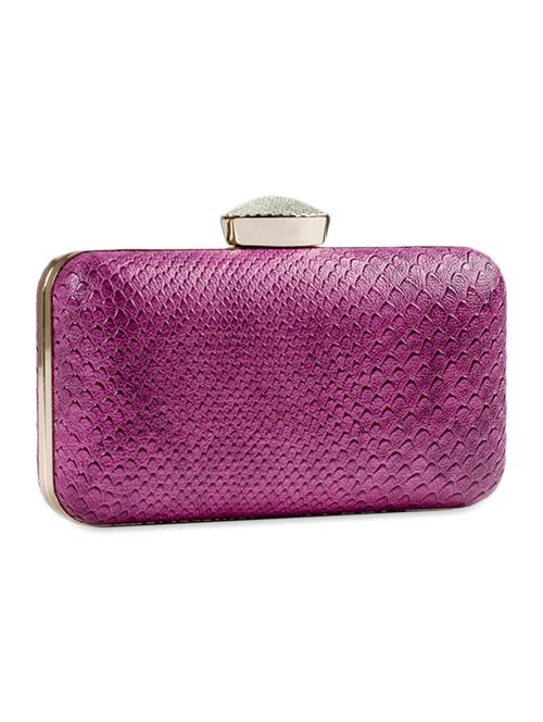 pink textured clutch with sling - 1025332 - Very Small Image - 1