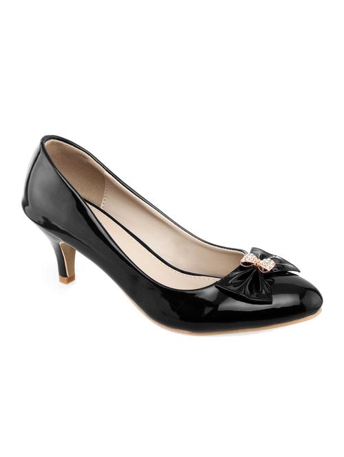 black leatherette pumps - 10257681 - Very Small Image - 1
