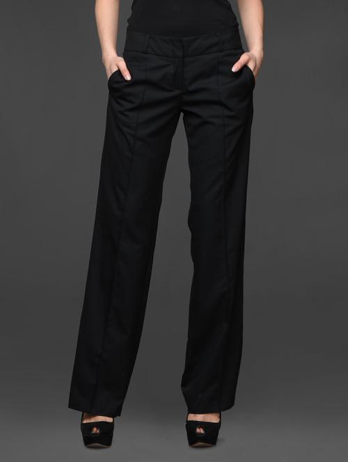 black wide leg formal trousers - 1026879 - Very Small Image - 1