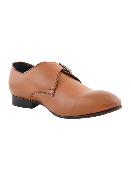teak leatherette monk straps - 10288281 - Very Small Image - 1
