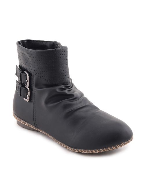 black faux leather boot - 10288300 - Very Small Image - 1
