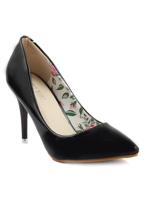 black leatherette pumps - 10294049 - Very Small Image - 1