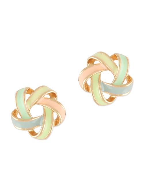 pastel color knotted studs - 1029444 - Very Small Image - 1