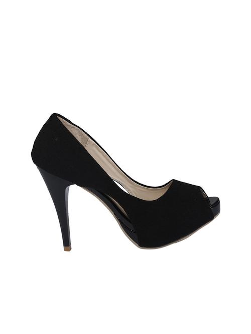 black leatherette pumps - 10298187 - Very Small Image - 1