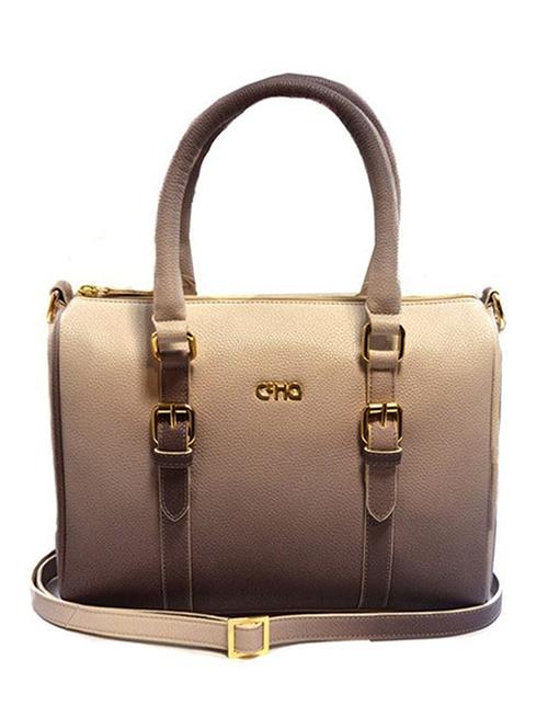 beige leatherette handbag - 10299209 - Very Small Image - 1