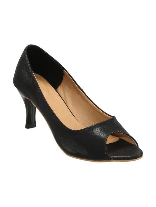 black leatherette pumps - 10301513 - Very Small Image - 1