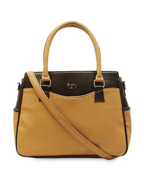beige leatherette handbag with sling - 1030250 - Very Small Image - 1