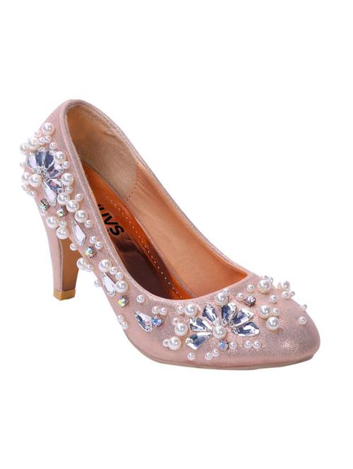 maroon leatherette pumps - 10306003 - Very Small Image - 1
