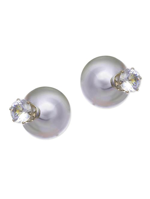 silver metal alloy earring - 10308110 - Very Small Image - 1
