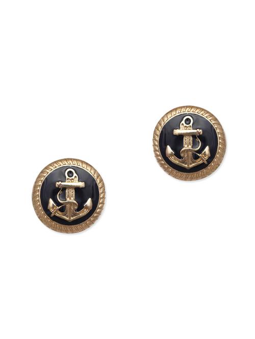 black metal alloy earring - 10308156 - Very Small Image - 1