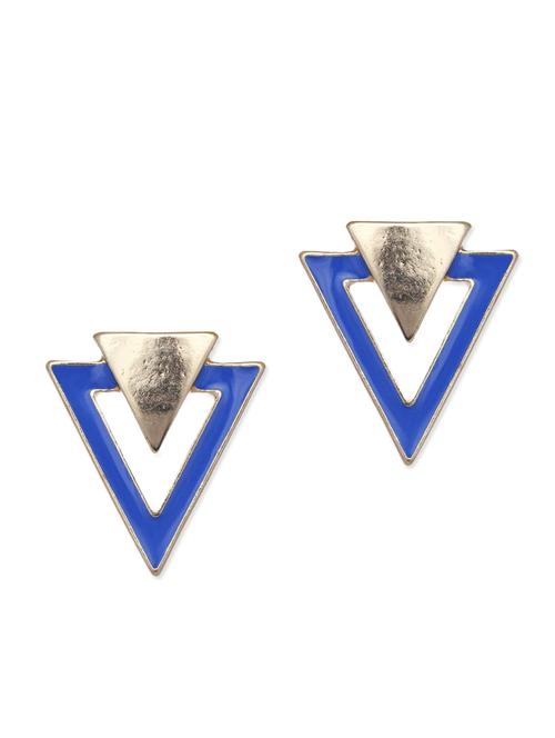 blue metal alloy earring - 10308163 - Very Small Image - 1