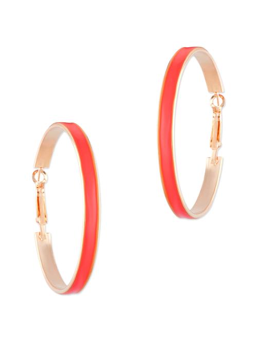orange metal alloy earring - 10308280 - Very Small Image - 1
