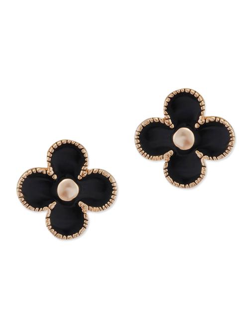 black metal alloy earring - 10308350 - Very Small Image - 1