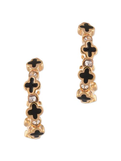black metal alloy earring - 10308357 - Very Small Image - 1